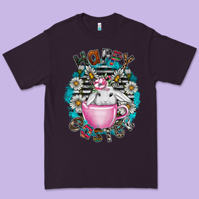 Happy Easter Premium Tee Designed By Cowhidedigitalart