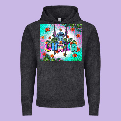 Ohana Stitch Vintage Hoodie Designed By Adodesignshop