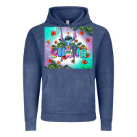 Vintage Denim ohana stitch Vintage Hoodie - AdoDesignShop