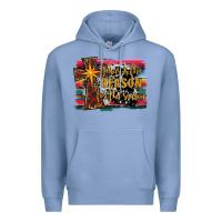 Colony Blue jesus i̇s the reason for the season christmas Premium Hoodie - RanaPortraitStore
