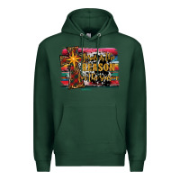Sports Green jesus i̇s the reason for the season christmas Premium Hoodie - RanaPortraitStore