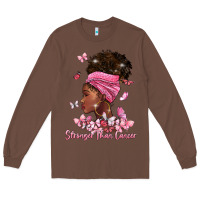 Chestnut stronger than cancer Long Sleeve Tee - BarkalooDesign
