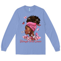 Colony Blue stronger than cancer Long Sleeve Tee - BarkalooDesign