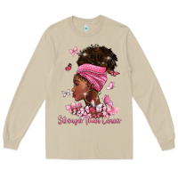 Mushroom stronger than cancer Long Sleeve Tee - BarkalooDesign