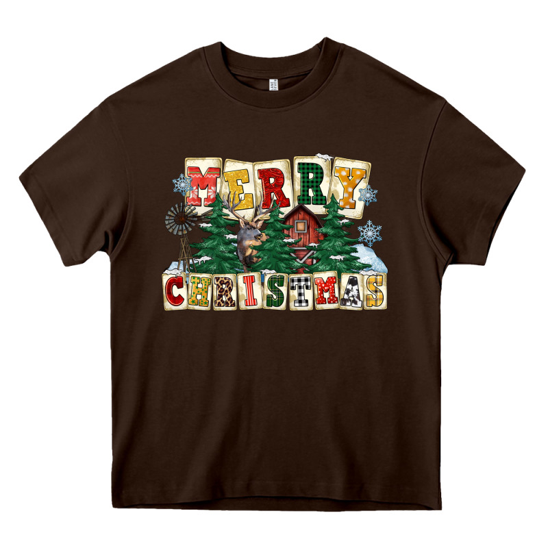 Merry Christmas Heavy Core Tee by FaDigitalArtStudio | Teevron