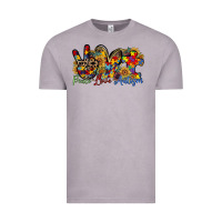 Vintage Zinc peace love autism Vintage Tee - RacoonDesign