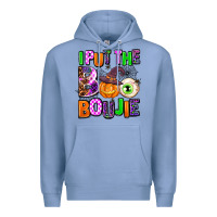 Colony Blue Hallowen Boo Premium Hoodie - AdoDesignShop