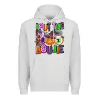 Dove Grey Hallowen Boo Premium Hoodie - AdoDesignShop