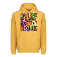 Mustard Hallowen Boo Premium Hoodie - AdoDesignShop
