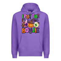 Purple Hallowen Boo Premium Hoodie - AdoDesignShop