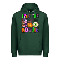 Sports Green Hallowen Boo Premium Hoodie - AdoDesignShop