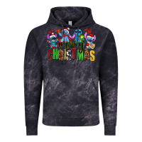 Cloud Black merry christmas stitch Vintage Hoodie - AdoDesignShop