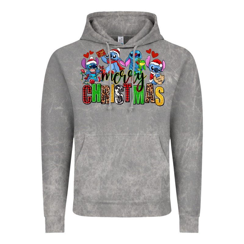 Merry Christmas Stitch Vintage Hoodie by AdoDesignShop | Teevron