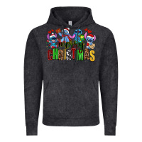 Vintage Black merry christmas stitch Vintage Hoodie - AdoDesignShop