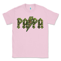 Bubblegum Pink papa  lightning camouflage Classic Tee - BarkalooDesign