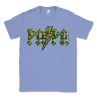 Colony Blue papa  lightning camouflage Classic Tee - BarkalooDesign