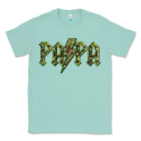 Seafoam papa  lightning camouflage Classic Tee - BarkalooDesign