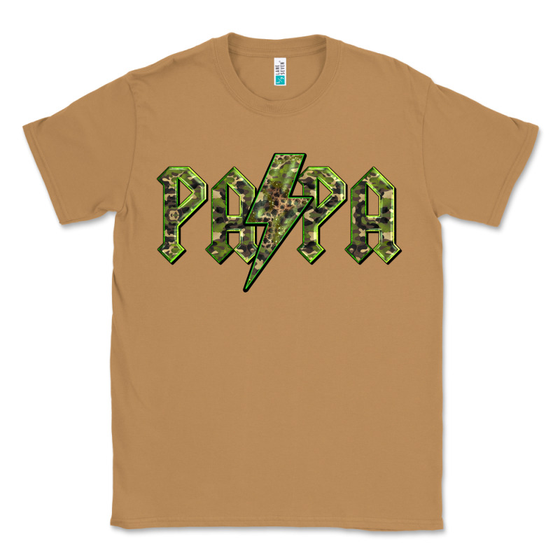 Papa  Lightning Camouflage Classic Tee by BarkalooDesign | Teevron