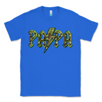 True Royal papa  lightning camouflage Classic Tee - BarkalooDesign