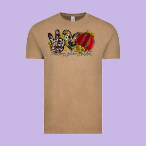 Peace Love Cricket Vintage Tee Designed By Racoondesign