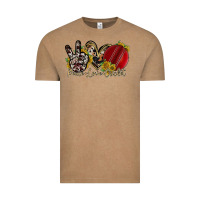 Vintage Coffee peace love cricket Vintage Tee - RacoonDesign