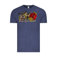 Vintage Denim peace love cricket Vintage Tee - RacoonDesign