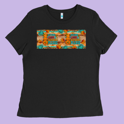 Autumn Leaves And Pumpkin Please 11 Oz Mug Ladies Tee Designed By Artiststas
