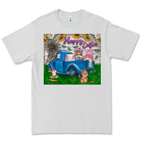 Dove Grey happy easter truck Premium Tee - CowhideDigitalArt
