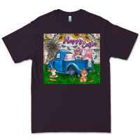 Plum happy easter truck Premium Tee - CowhideDigitalArt