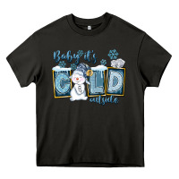 Asphalt Baby It's Cold Outside Heavy Core Tee - FaDigitalArtStudio