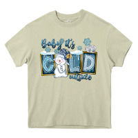 Mossy Baby It's Cold Outside Heavy Core Tee - FaDigitalArtStudio