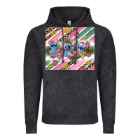 Vintage Black pink stitch  christmas Vintage Hoodie - AdoDesignShop