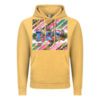 Vintage Mustard pink stitch  christmas Vintage Hoodie - AdoDesignShop