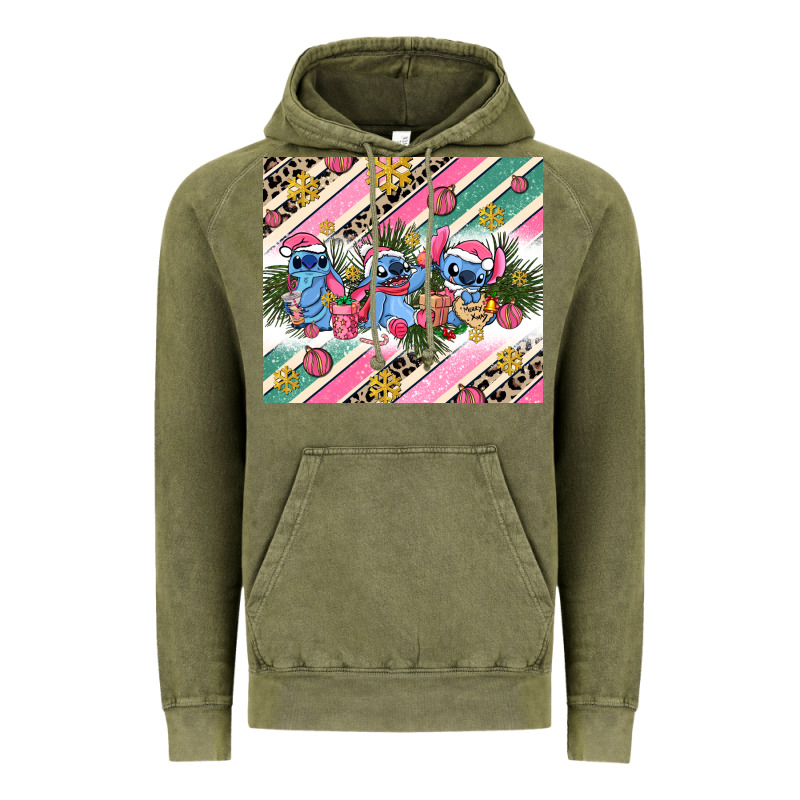 Pink Stitch  Christmas Vintage Hoodie by AdoDesignShop | Teevron