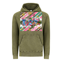Vintage Olive pink stitch  christmas Vintage Hoodie - AdoDesignShop