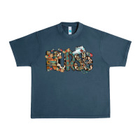 Midnight Navy nurse western Urban Heavy Tee - RacoonDesign