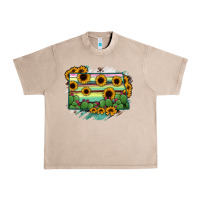 French Oak North Dakota State Map Urban Heavy Tee - RanaPortraitStore