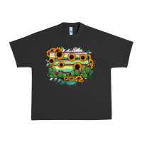 Pigment Black North Dakota State Map Urban Heavy Tee - RanaPortraitStore