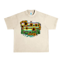 Sandshell North Dakota State Map Urban Heavy Tee - RanaPortraitStore