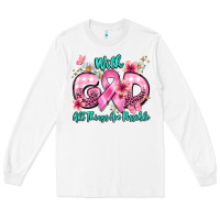 White with god all things are possible Long Sleeve Tee - BarkalooDesign