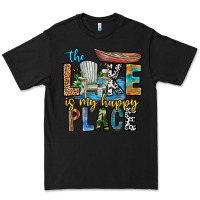 Black the lakes my happy place Premium Tee - CowhideDigitalArt