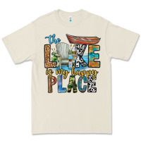 Bone the lakes my happy place Premium Tee - CowhideDigitalArt