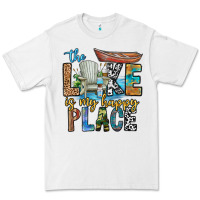 White the lakes my happy place Premium Tee - CowhideDigitalArt