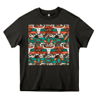 Asphalt native american aztec seamless pattern 3 Heavy Core Tee - BundleAndBundleShop