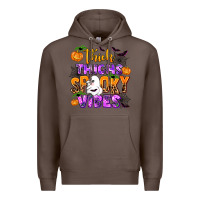Coffee thick thighs spooky vibes Premium Hoodie - AdoDesignShop