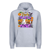 Heather Grey thick thighs spooky vibes Premium Hoodie - AdoDesignShop