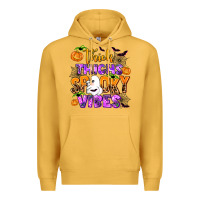 Mustard thick thighs spooky vibes Premium Hoodie - AdoDesignShop