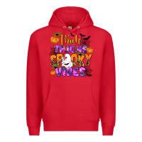 Red thick thighs spooky vibes Premium Hoodie - AdoDesignShop