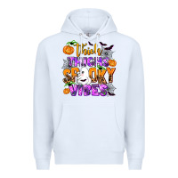 White thick thighs spooky vibes Premium Hoodie - AdoDesignShop