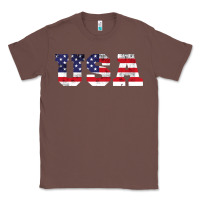 Chestnut usa Classic Tee - DesigneFamous